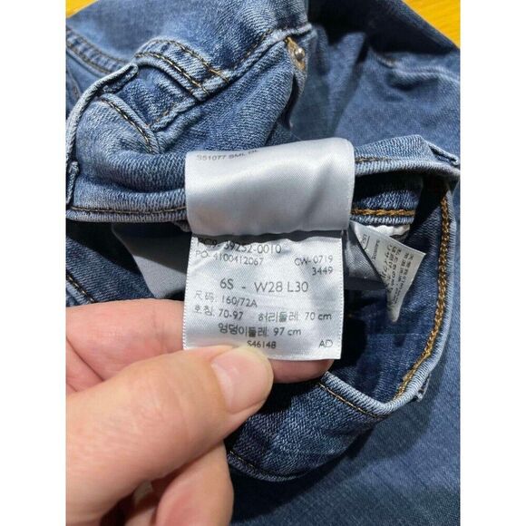 Levis Jeans Womens 6S Bootcut Blue Mid Rise Denim Classic Western Stretch Y2K - Picture 4 of 8